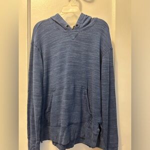 Athleta Girl Hoodie, Heather Navy, Size L/12